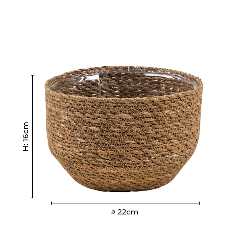 Wikholm form Design Pflanzgefäß / Blumentopf Jute ⌀ 19 x H 14 cm