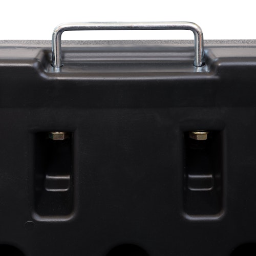 Derby Füllplatte 25 kg, 4er-Set, Kunststoff Schwarz