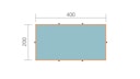 Vorschaubild Weka Massivholzpool Siargao Gr. 1 - 45 mm - 416 x 216 cm inkl. gratis Abdeckplane im Wert von 169,99€