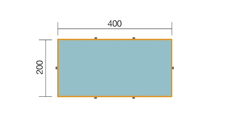 Weka Massivholzpool Siargao Gr. 1 - 45 mm - 416 x 216 cm inkl. gratis Abdeckplane im Wert von 169,99€
