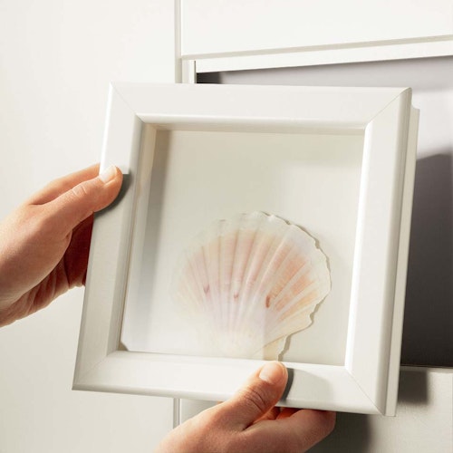 HANDMUSTER MeisterWerke Dekorpaneele MeisterPaneele. bocado DP 300 Uni weiß glänzend DF 324