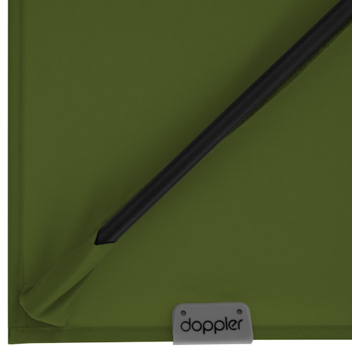 doppler Pendelschirm myZONE 210 x 210, Aluminium Anthrazit / 100 % Polyester 180 g/m²