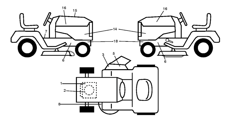 Husqvarna Gartentraktoren 960410372 TS 346