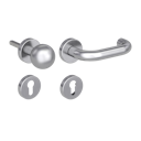 Vorschaubild Griffwerk Wechselgarnitur ALESSIA K3-Edelstahl matt-Klipptechnik