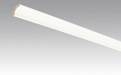 MEISTER Hohlkehlleiste 22/22 mm  Streifer silber 4021 - 2380 mm