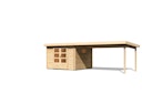 Vorschaubild Karibu Woodfeeling Gartenhaus Trittau 3/4/5 inkl. 400 cm Anbaudach - 38 mm