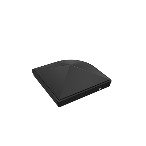 GroJa Stecksystem Premium Pfostenkappe 7x7 für Alu variabler Eckpfosten