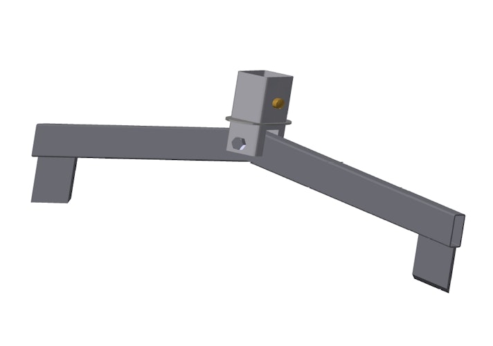 Gelenkfuß mit Messerschneide für Tiroler Steigtanne
