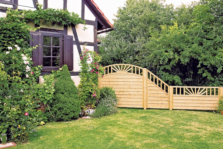 T&J FREIBURG Zaunelement Ecke 90x160/90 cm