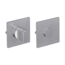 Vorschaubild Griffwerk FRAME | DESIGN MANUFAKTUR ROSETTE -Edelstahl matt Rosettenpaar eckig -Prontofix -WC