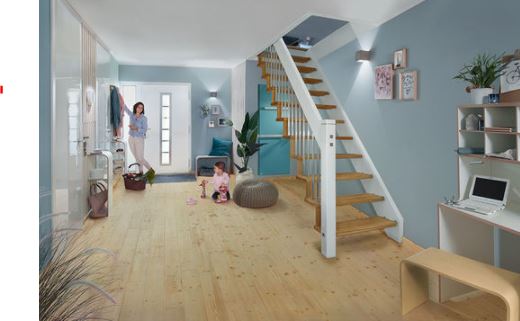 OSMO Holzboden Fichte 27 x 137 gehobelt