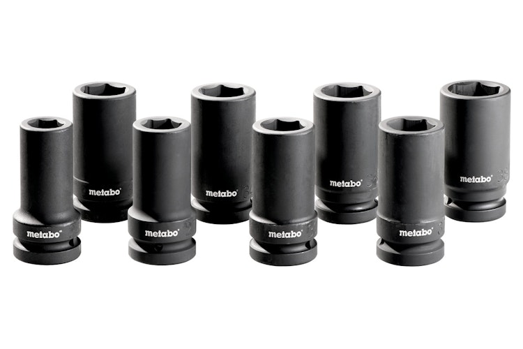 Metabo Steckschlüsselsatz 8-teilig für Schlagschrauber 1"