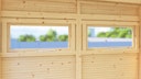 Vorschaubild Bertilo Element-Gartenhaus Pentus 2 Office inkl. Lounge-Anbau - 19 mm
