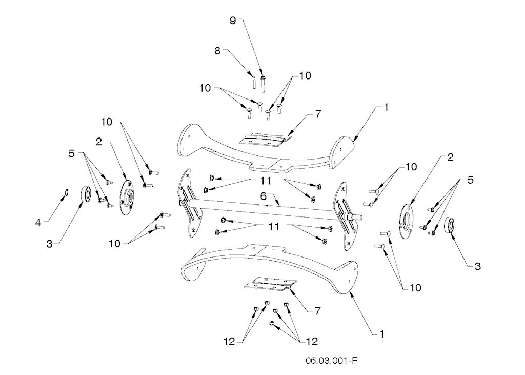 Explosionszeichnung Ersatzteile