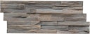 Vorschaubild INDO rustikale Holzwandverkleidung Teak Elegance DA82050GS Gun Smoked