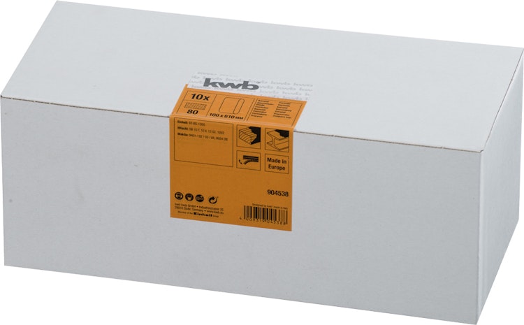 kwb 10Schl-Bänd Kor100x610 K 80PRE 904538