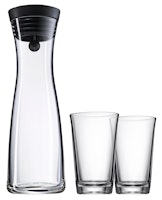 WMF Wasserkaraffe mit 2 Wassergläsern a 0,25 l