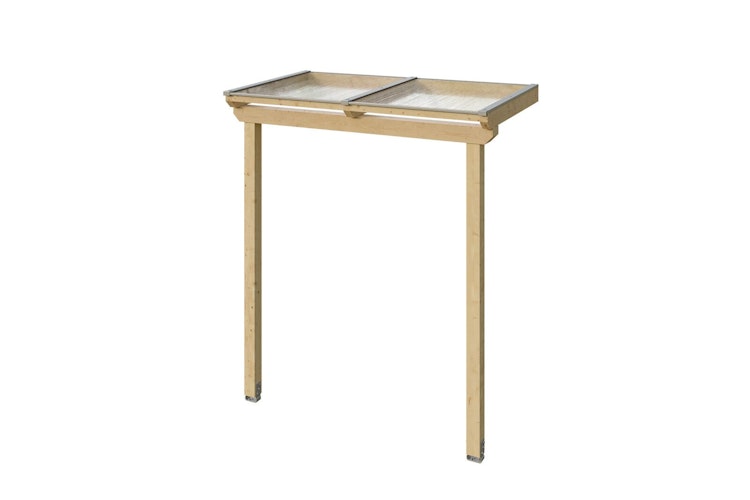 Skan Holz Pultdach Vordach Anklam