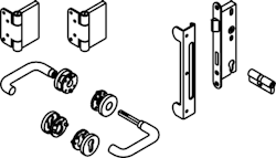 OSMO Beschläge für Einzeltore