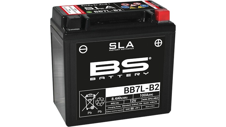 BS-Battery Batterie BS-Battery, SLA, versiegelt, Batterie "YB7L-B2"