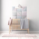 Vorschaubild Mollis Polsterpaneel Silbergrau  30x30 cm Dreieck