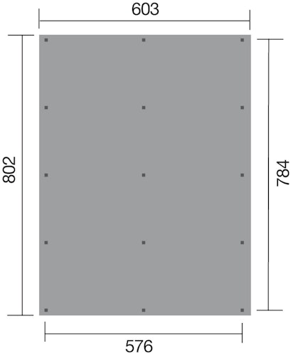 Weka Doppelcarport 618