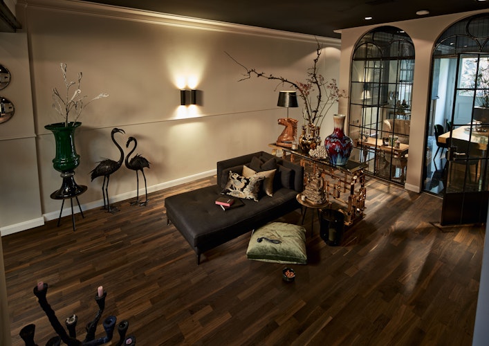 MEISTER Parkettboden MeisterParkett. longlife PC 200 2400 x 200 x 13 mm 9034 Eiche lebhaft kerngeräuchert gebürstet ultramattlackiert