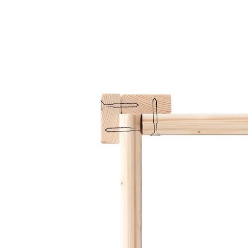 Akubi Stelzenhaus Benjamin mit Netzrampe