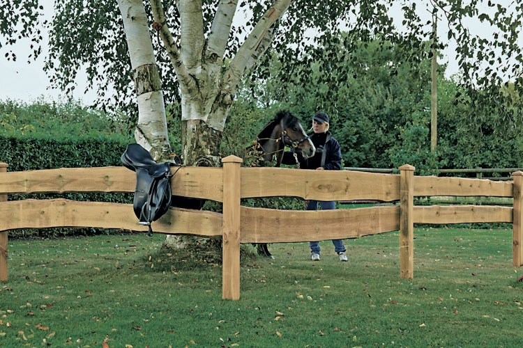 T&J HOSS BONANZA Zaunbrett sägerau druckimprägniert grün 24 x 2500 mm