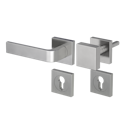 Vorschaubild Griffwerk Wechselgarnitur GRAPH SQUARE - Rosetten eckig