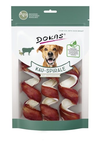 DOKAS Kau-Spirale 110 Gramm Hundesnacks