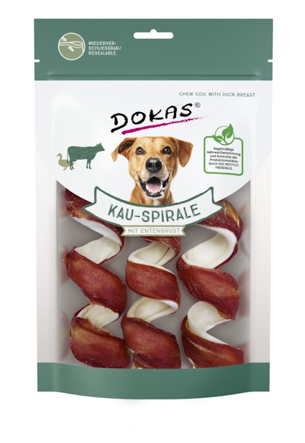 DOKAS Kau-Spirale 110 Gramm HundesnacksVorschaubild