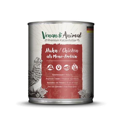 Venandi Animal Monoprotein 800g Katzennassfutter