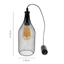 Vorschaubild Vosteen LED Lampe schwarz  ø 12 cm H31 cm