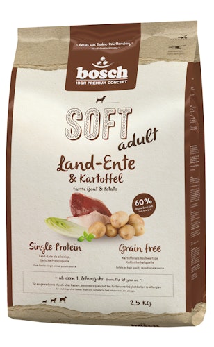 bosch SOFT adult Land-Ente & Kartoffel Hundetrockenfutter