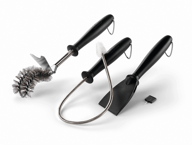 NAPOLEON 3teiliges Grillkammer-Reinigungsset mit Bürste und Schaber (62045)
