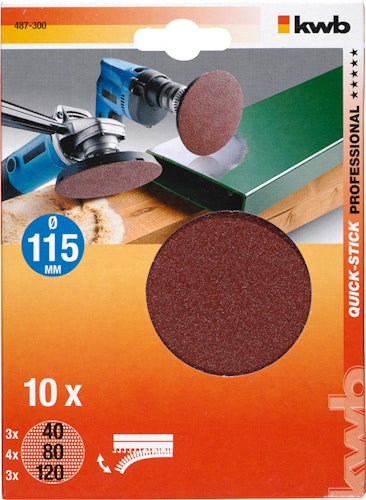 kwb 10 Q-STICK Sort.ungel.115SB 487300