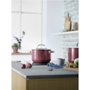 Vorschaubild WMF Fusiontec Mineral Fleischtopf mit Glasdeckel, 20 cm, Rose Quartz