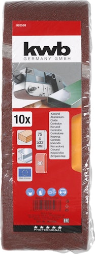 kwb 10Schl-Bänd Korund 75x533 K 80 902508