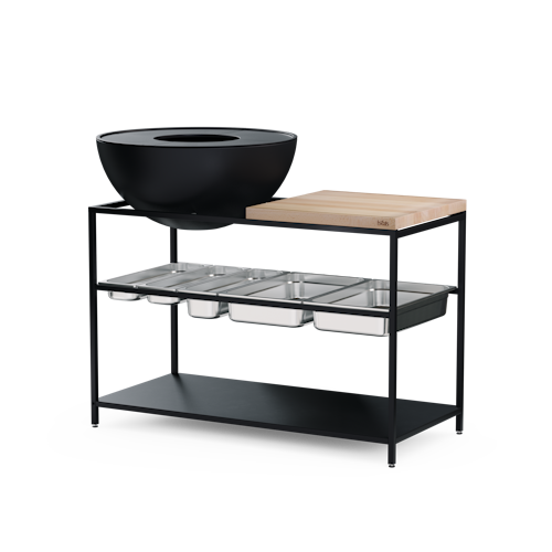 höfats FIRE KITCHEN mit BOWL 70 Plancha-Grillset tief*