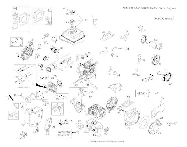 Husqvarna Schneefräsen/Fräsen 961910086 ST 330PT