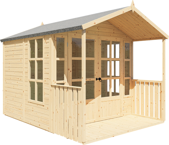 Bertilo Gartenhaus Arley - 19 mm