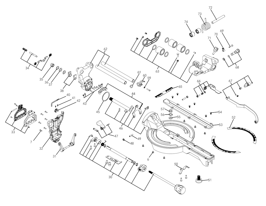 Explosionszeichnung Ersatzteile