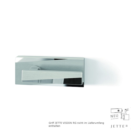 GRIFFWERK Ganzglastürbeschlagset JETTE VISION mit Magnetfalle-Edelstahl