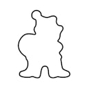 Vorschaubild Kaiser Ausstechform Nikolaus mit Mütze 8 cm