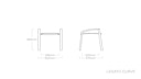 Vorschaubild Kettler Hocker LEGATO CURVE, Aluminium Anthrazit / Outdoorgewebe Anthrazit - Sonderaktion