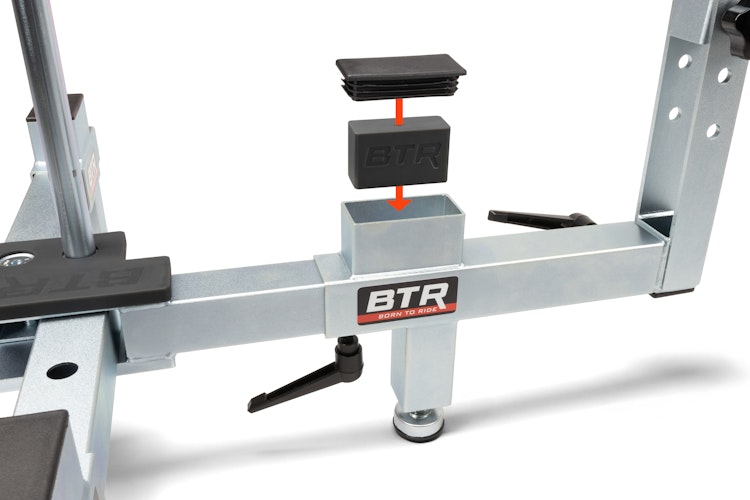 BTR Reifenmontiergerät EVO2® Set für BMW Einarmschwingen mit 5-Loch-Felge