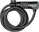 Vorschaubild Axa Resolute Zahlen-Kabelschloss 8 mm 180 cm schwarz