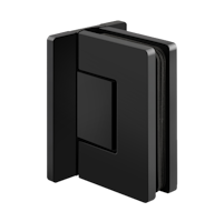 Griffwerk Pendeltürband 1.0 -Glas-Wand -Graphitschwarz T-Anschraubplatte 50Kg Traglast (pro Paar) -stückweise verpackt