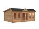 Vorschaubild Palmako Gartenhaus Claudia Pentroof (Stufendach) 19,4 m² - 34 mm